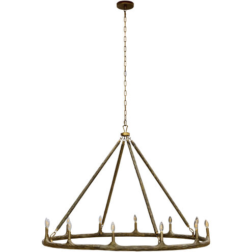 Wolfgang 12 Light Brown Chandelier Ceiling Light, Large